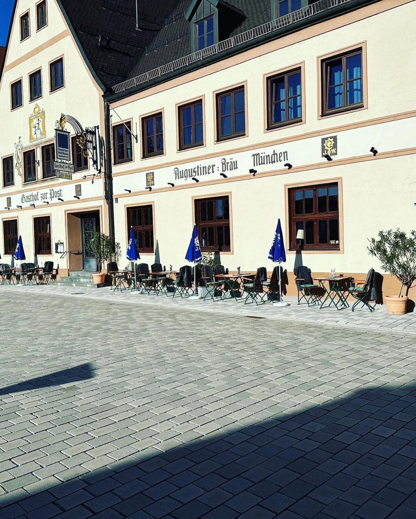 Gasthof Zur Post Wolnzach Exterior foto