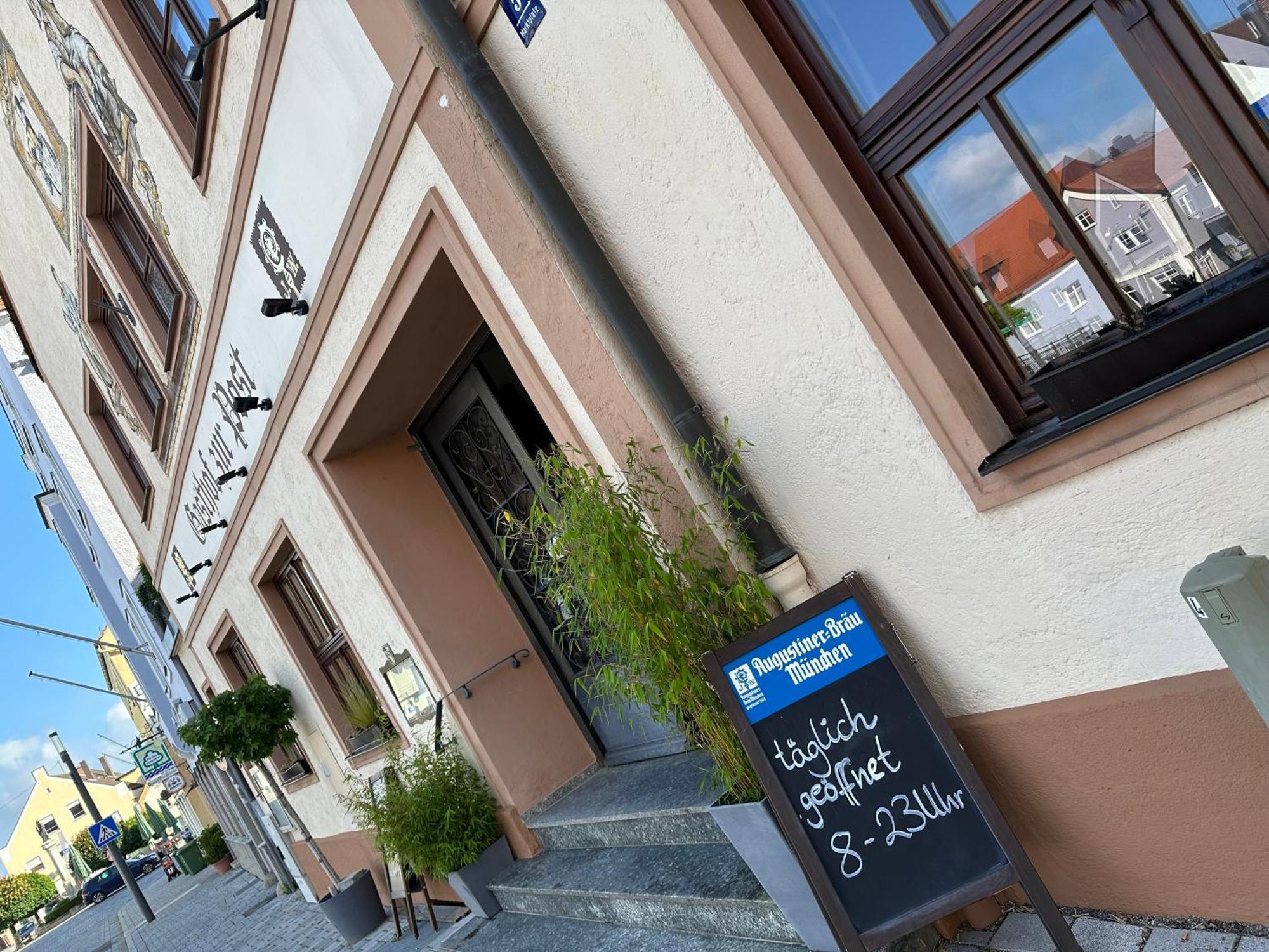 Gasthof Zur Post Wolnzach Exterior foto