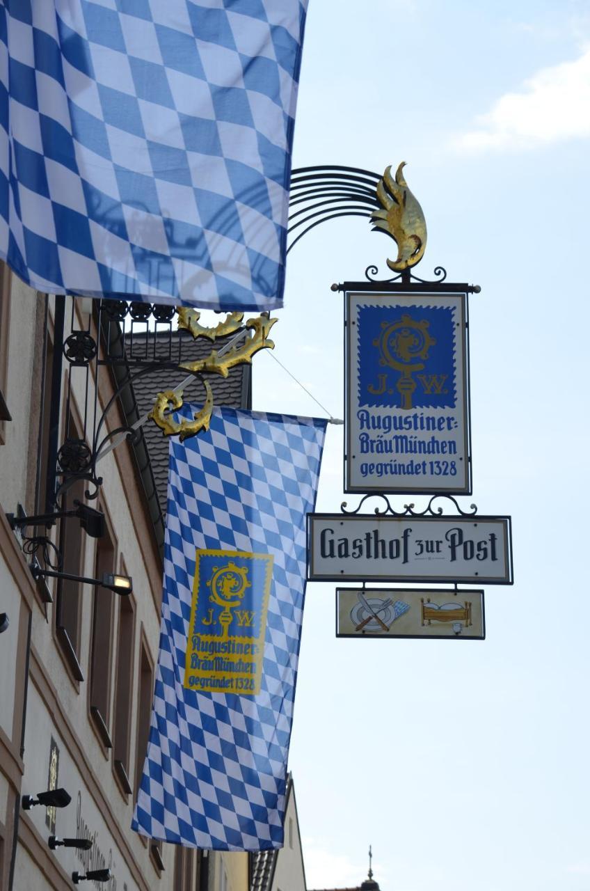 Gasthof Zur Post Wolnzach Exterior foto